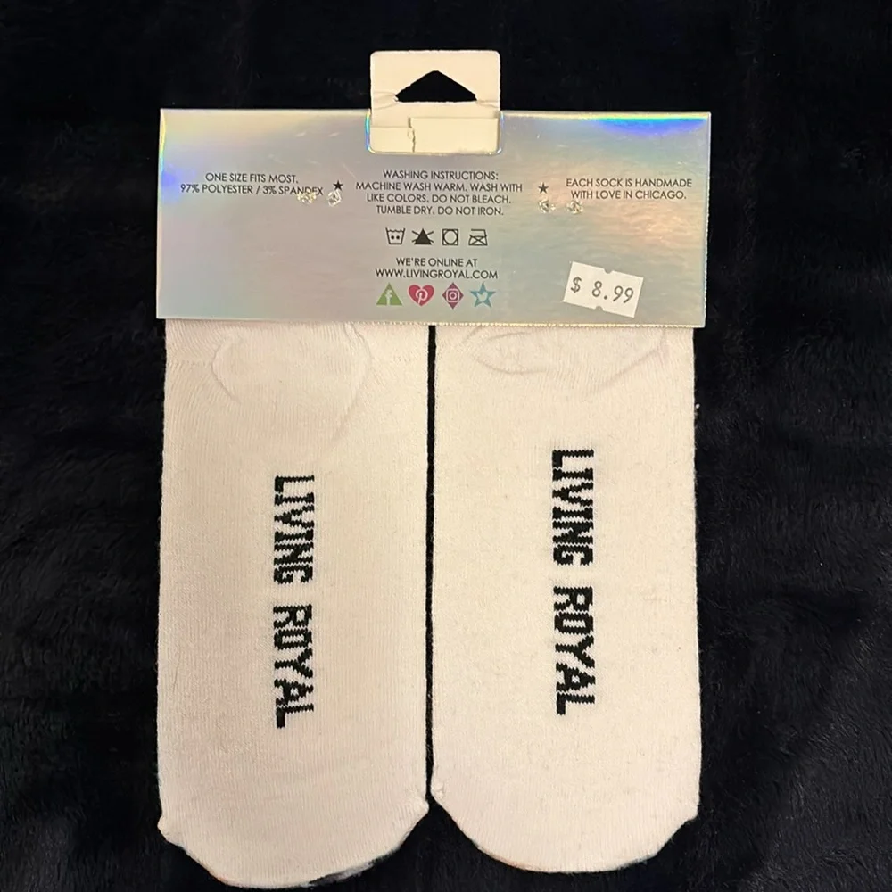 Living Royal Cat Socks OSFM